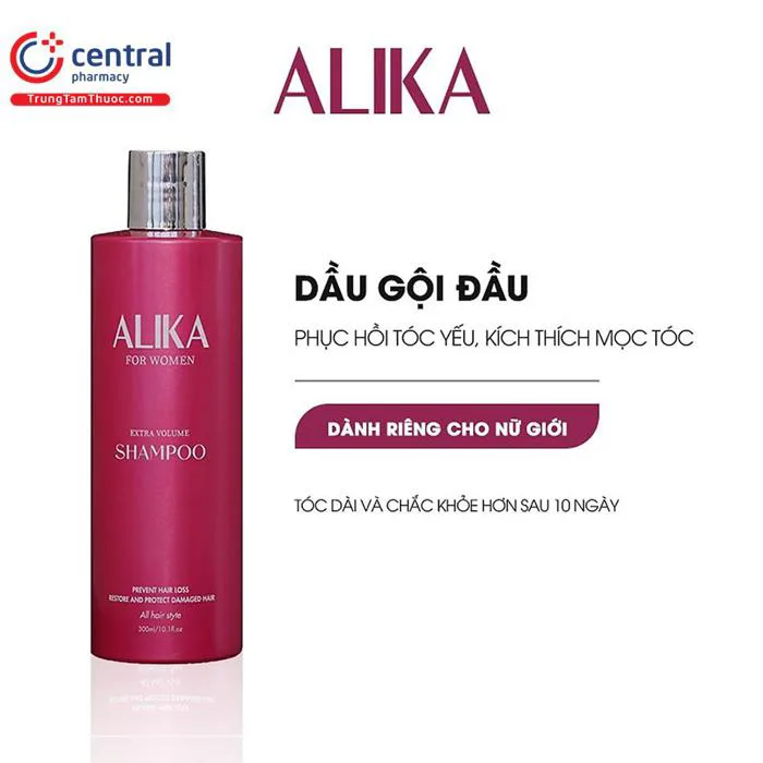 CHÍNH HÃNG] Dầu gội Alika for Women - Tạm biệt mái tóc thưa rụng
