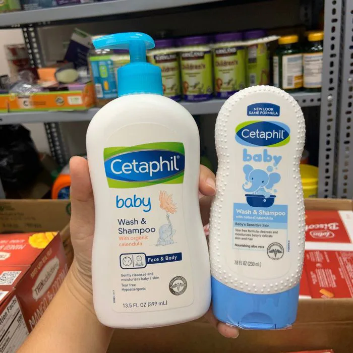 Sữa tắm gội toàn thân cho bé Cetaphil Baby Wash & Shampoo – EDS