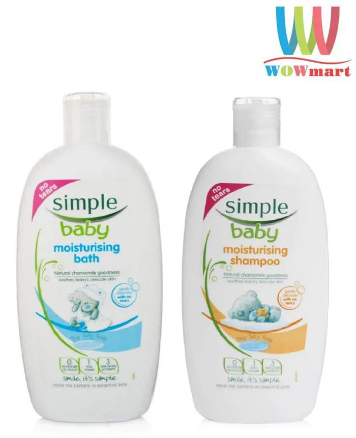 Dầu gội cho bé Simple Baby Moisturising Shampoo 300ml