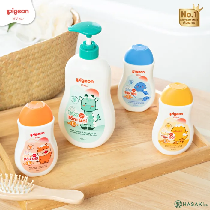 Tắm Gội Trẻ Em Pigeon Dịu Nhẹ Hương Hoa Hướng Dương 200ml