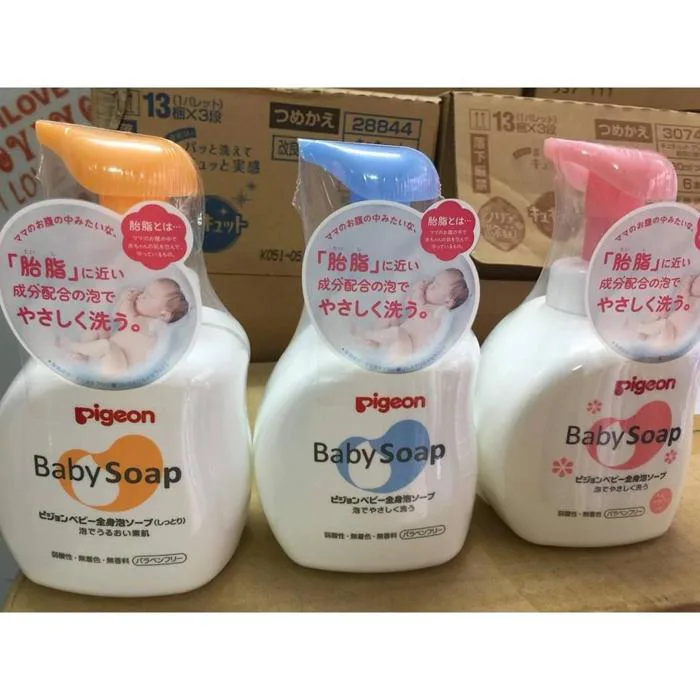 Sữa tắm gội trẻ em Pigeon Baby Soap 500ml | ijapan.vn