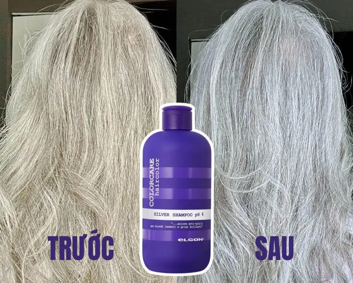Dầu gội tím có dùng được cho tóc bạc không?