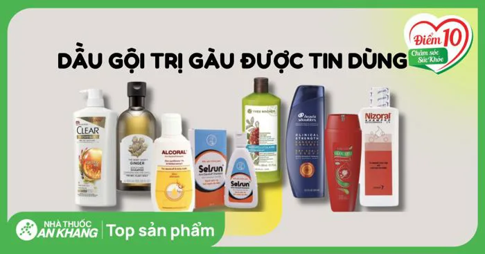 Top 16 loại dầu gội trị gàu, nấm da đầu hiệu quả, nhiều người tin dùng Top 16 loại dầu gội trị gàu, nấm da đầu hiệu quả, nhiều người tin dùng