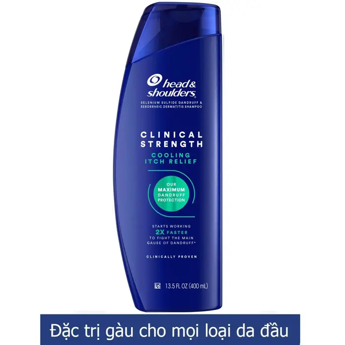 Dầu gội trị gàu và nấm của Mỹ Head & Shoulder Clinical Strength 400ml Dầu gội trị gàu và nấm của Mỹ Head & Shoulder Clinical Strength 400ml