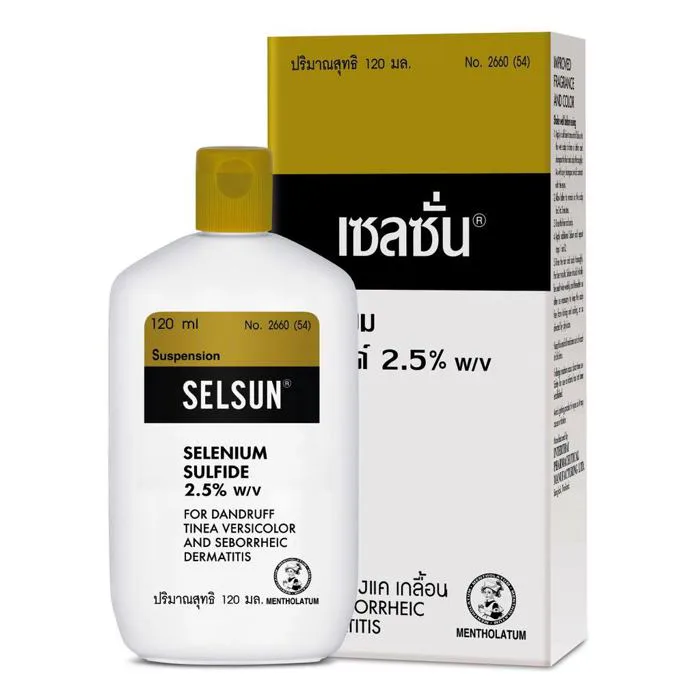Dầu Gội Trị Gàu Và Nấm Da Đầu Selsun 120ml Thái Lan Dầu Gội Trị Gàu Và Nấm Da Đầu Selsun 120ml Thái Lan
