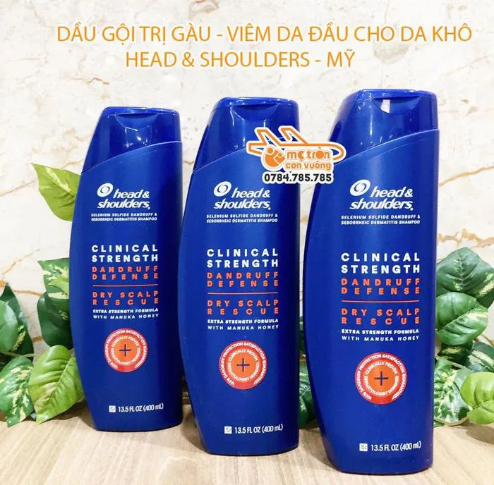 Dầu Gội trị gàu, viêm da đầu Head&Shoulders dành cho da dầu - 400ml Dầu Gội trị gàu, viêm da đầu Head&Shoulders dành cho da dầu - 400ml