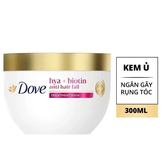 Kem Ủ Tóc Dove Hỗ Trợ Phục Hồi Tóc Hư Tổn, Ngăn Gãy Rụng Tóc Hya Treatment  Mask 300ml