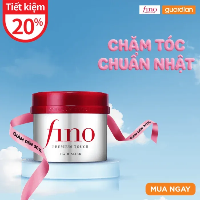 Kem Ủ Tóc Phục Hồi Hư Tổn, Cho Tóc Suôn Mượt Fino Premium Touch 230gr