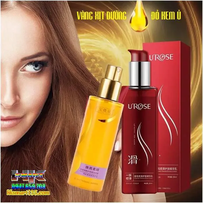 KEM DƯỠNG Ủ TÓC UROSE 200ML PHỤC HỒI HƯ TỔN GIÚP TÓC SUÔN MƯỢT VÀO NẾP