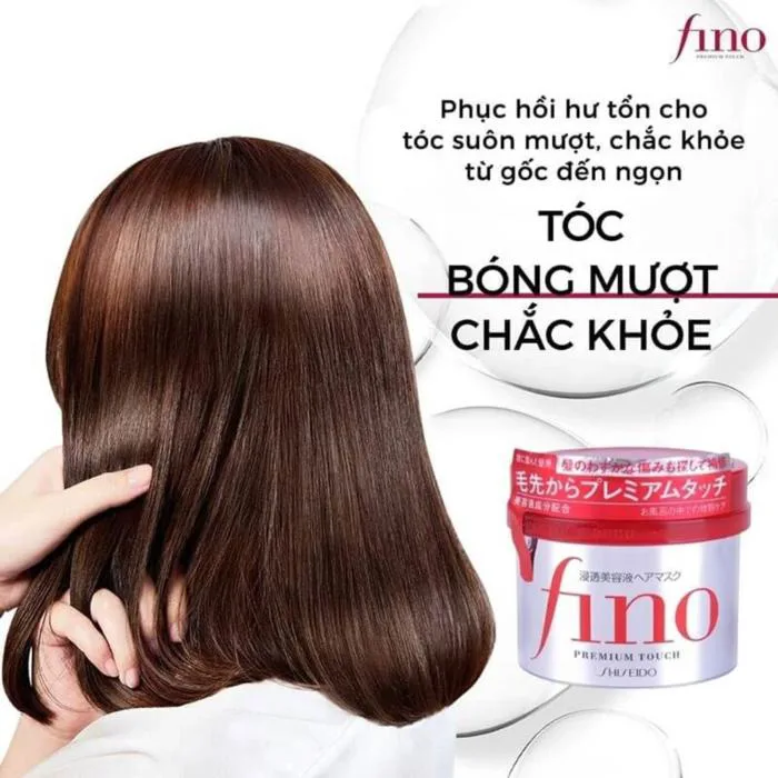 Kem Ủ Tóc Giúp Tóc Phục Hồi & Suôn Mượt Fino Premium Touch 230g