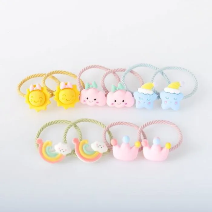 Set 2 dây buộc tóc cho bé cột 2 chùm - dây cột tóc bé gái (1 cặp) | Lazada  Việt Nam