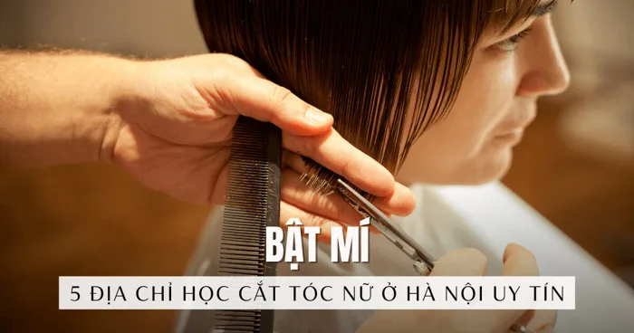 Bật mí 5 địa chỉ học cắt tóc nữ ở hà nội uy tín, chất lượng