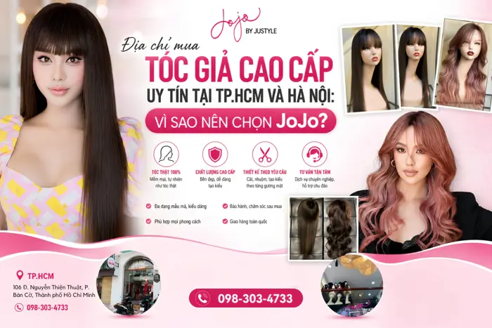 Địa chỉ mua tóc giả cao cấp uy tín tại TP.HCM và Hà Nội: Vì
