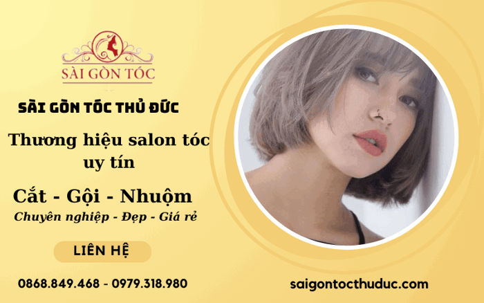 Địa chỉ salon tóc chuyên cắt - gội - nhuộm đẹp, uy tín tại TPHCM