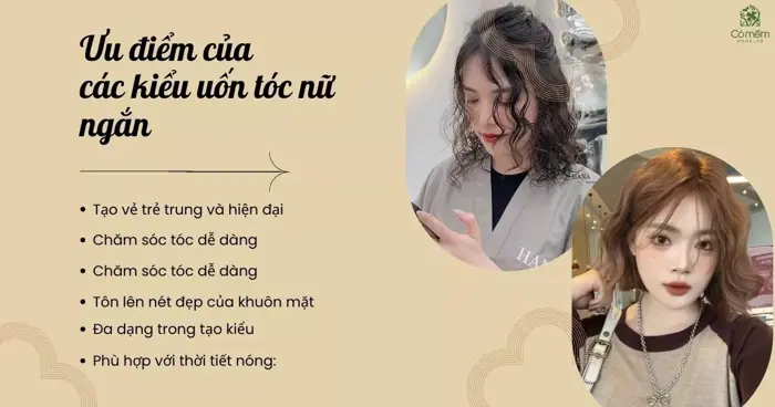 15+ kiểu uốn tóc nữ ngắn chị em si mê từ cái nhìn đầu tiên