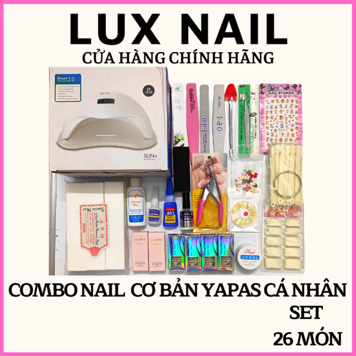 Combo nail cơ bản Luxnail cá nhân tại nhà đầy đủ, set đồ dụng cụ học làm  móng nail cho người mới | Lazada Việt Nam