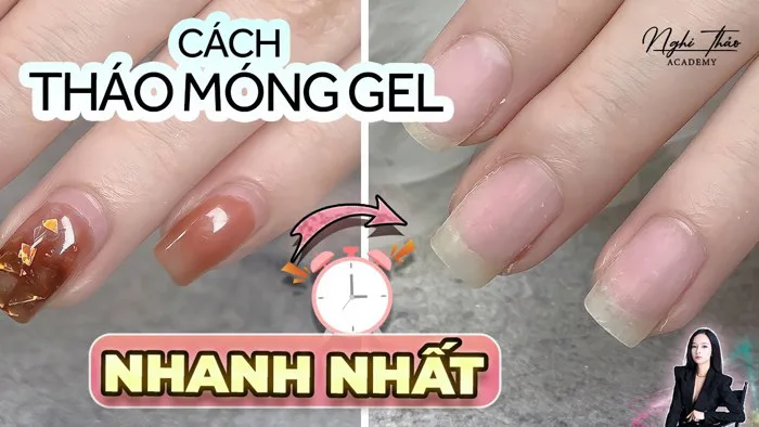 Cách tháo móng gel nhanh nhất Cách tháo móng gel nhanh nhất