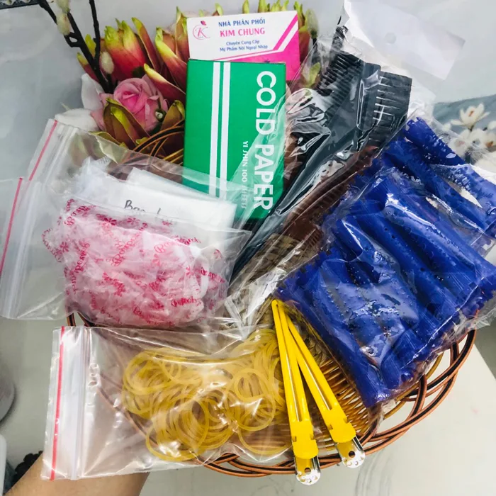 Bộ dụng cụ UỐN TÓC cơ bản dùng để uốn tóc tại nhà (Dụng cụ)
