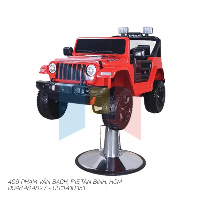 Ghế cắt tóc trẻ em BKID ô tô Jeep LT-598 Ghế cắt tóc trẻ em BKID ô tô Jeep LT-598