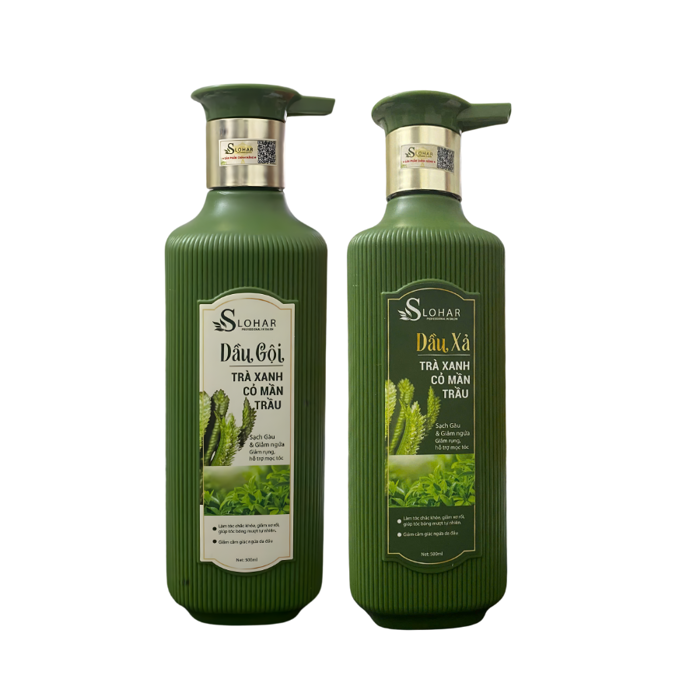 Dầu gội xả trà xanh mần trầu Slohar 500ml – BEGATE