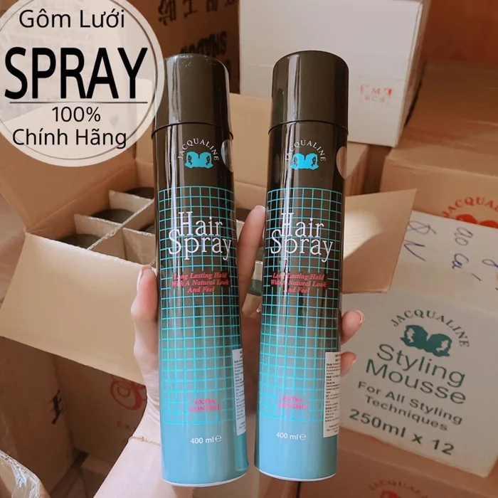 GÔM XỊT TÓC LƯỚI XANH GIỮ NẾP TÓC, GÔM XANH HAIR SPRAY