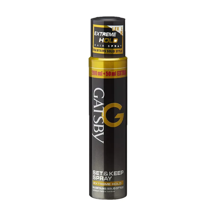 Gôm xịt tạo giữ nếp Gatsby Hair Spray Extreme Hold 250ml