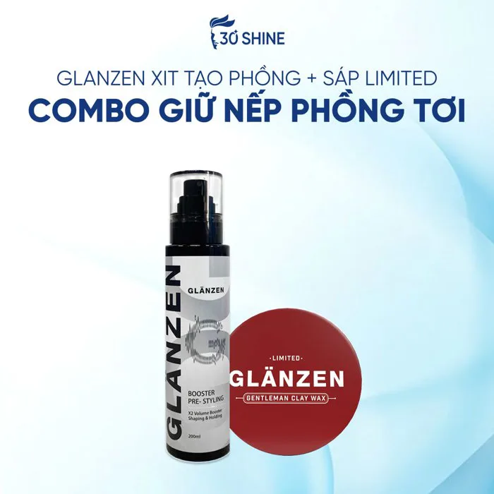 Gôm xịt tóc giữ nếp Glanzen Original 380ml