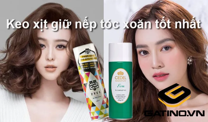 Gôm và keo xịt giữ nếp tóc xoăn, tóc uốn giả loại nào tốt nhất | Gatino.vn