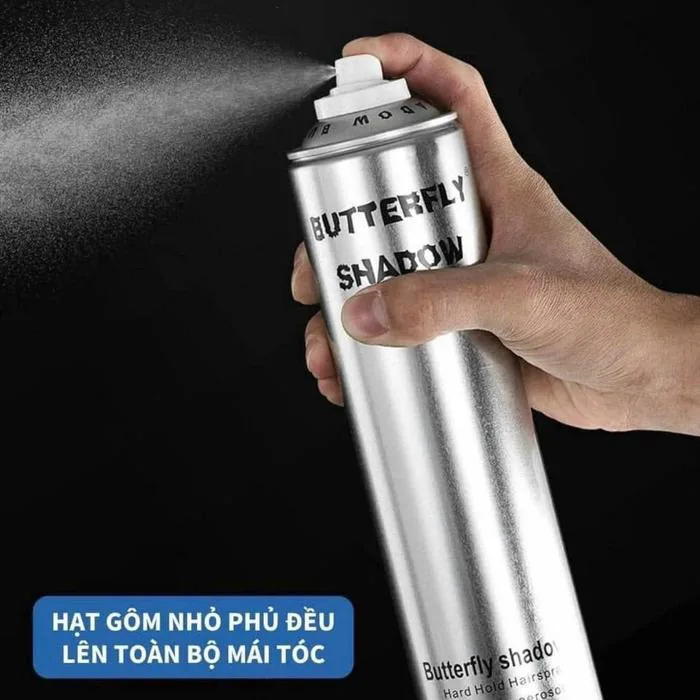 Gôm Xịt Tóc Giữ Nếp Tạo Kiểu Nam Nữ Butterfly Shadow 320ml