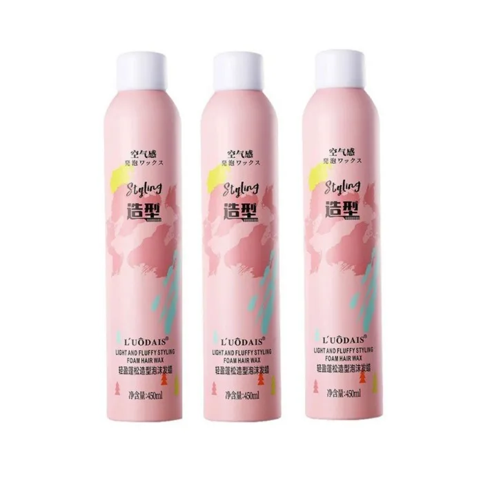 Gôm mềm, keo xịt giữ nếp tóc nữ, keo bọt tạo kiểu tóc xoăn nam mềm, chai  420ml 450ml Chính Hãng