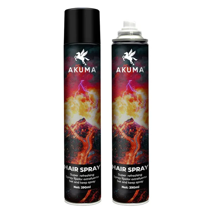 Gôm xịt giữ nếp tóc AKUMA hương nước hoa