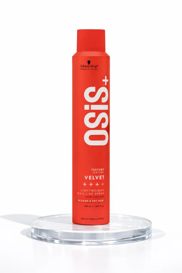 Gôm (keo xịt) Giữ Nếp Tóc Nhẹ Và Bóng Mượt OSIS+ VELVET 200ml