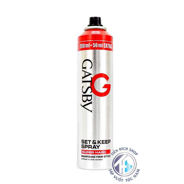 Gôm xịt tóc Gatsby 250ml chính hãng Gatsby Nhật Bản