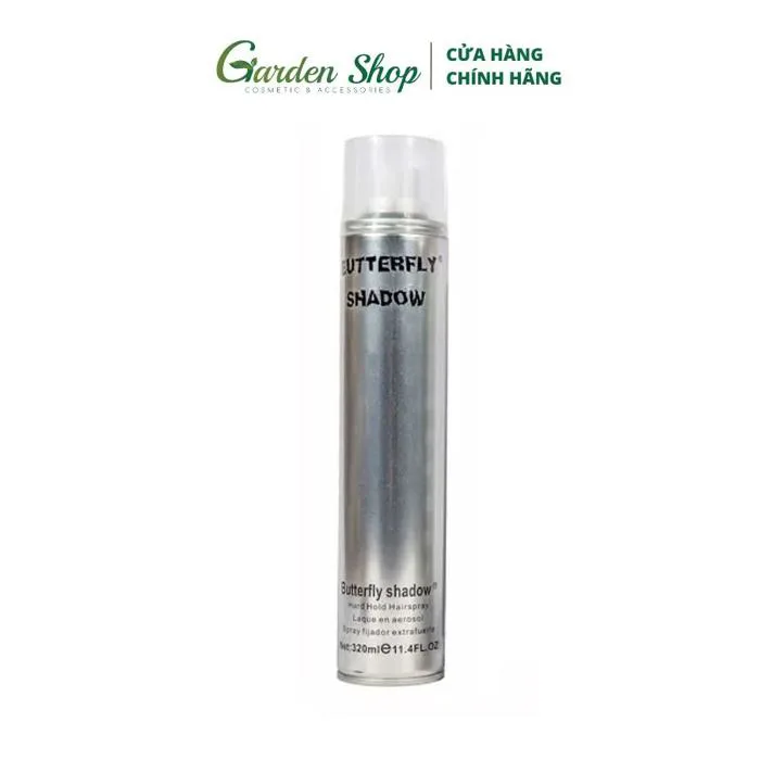 Gôm Xịt Tóc Giữ Nếp Tạo Kiểu Nam Nữ Butterfly Shadow 320ml