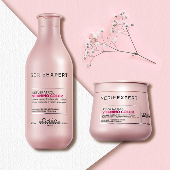 Dầu Hấp Chăm Sóc & Giữ Màu Tóc Nhuộm L'Oréal Professionnel Vitamino Color  Resveratrol (500ml)