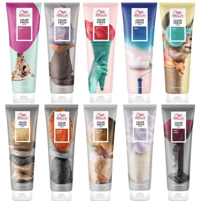 Dầu Hấp Wella Color Fresh Mask Phục Hồi Màu Tóc Nhuộm và Tăng Cường Màu Sắc  Dưỡng Tóc Mềm Mượt 150ml