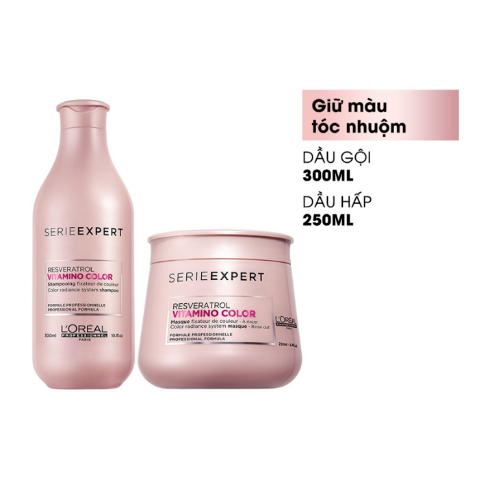 Dầu Hấp Chăm Sóc & Giữ Màu Tóc Nhuộm L'Oréal Professionnel Vitamino Color  Resveratrol (500ml)