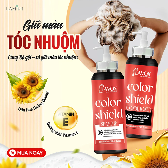 Dầu Xả Giữ Màu Tóc Nhuộm Lavox Online Shopping