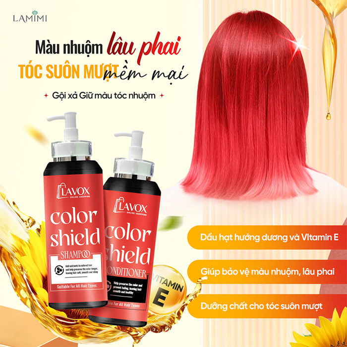 Dầu Xả Giữ Màu Tóc Nhuộm Lavox Online Shopping