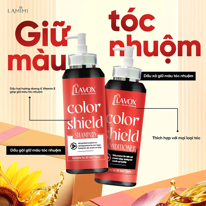 Dầu Gội Giữ Màu Tóc Nhuộm Lavox Online Shopping