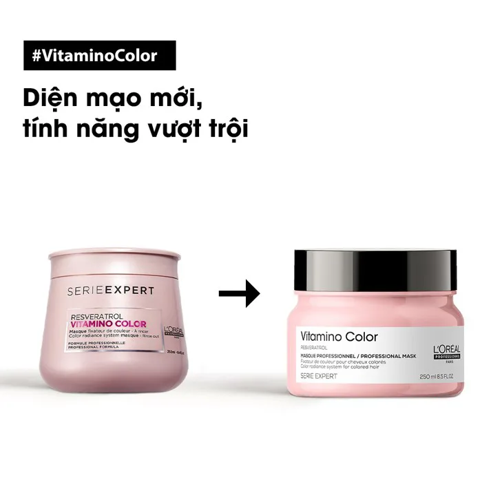 HẤP DẦU L'OREAL VITAMINO COLOR GIỮ MÀU TÓC NHUỘM 250ML