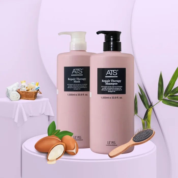 REVIEW CẶP DẦU GỘI HẤP PHỤC HỒI TÓC UỐN NHUỘM ATS REPAIR THERAPY - MỸ PHẨM TÓC CHÍNH HÃNG GIÁ TỐT NHẤT THỊ TRƯỜNG
