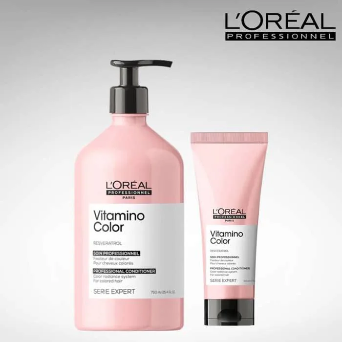 Dầu Xả Giữ Màu Tóc Nhuộm Loreal Vitamino Color 200ml - 750ml - 750ml