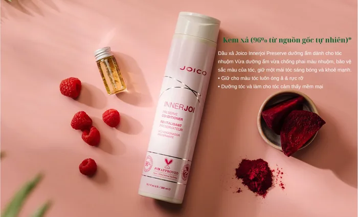 Dầu xả Joico Innerjoi Preserve dưỡng ẩm dành cho tóc nhuộm 300ml
