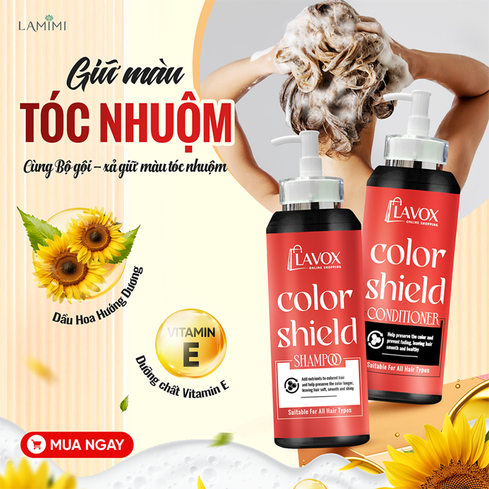 Dầu Xả Giữ Màu Tóc Nhuộm Lavox Online Shopping