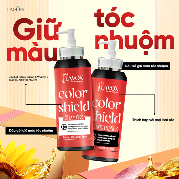 Dầu Xả Giữ Màu Tóc Nhuộm Lavox Online Shopping