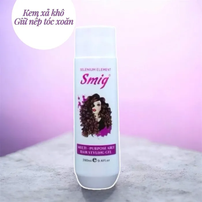 Gel Smig Giữ Nếp Tóc Uốn Xoăn Và kèm xả khô Dưỡng Xoăn Chính Hãng Hương Thơm - Hair Care
