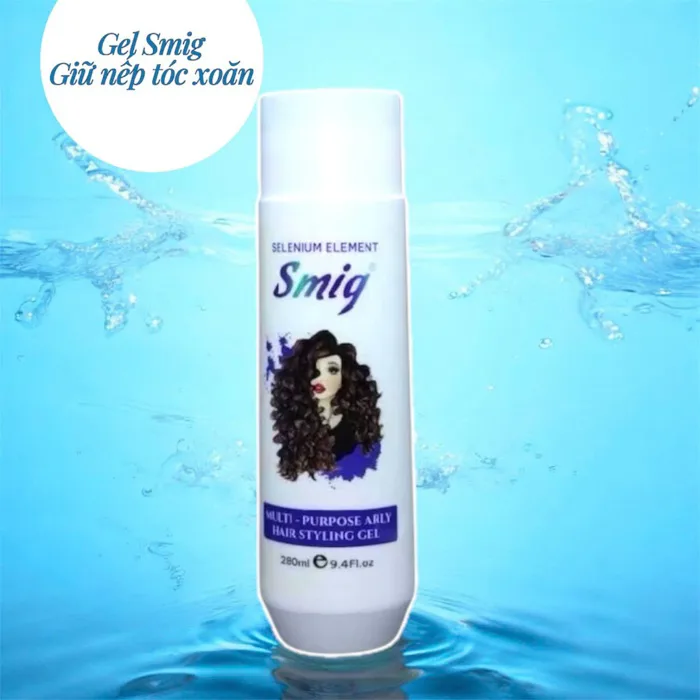 Gel Smig Giữ Nếp Tóc Uốn Xoăn Và kèm xả khô Dưỡng Xoăn Chính Hãng Hương Thơm - Hair Care