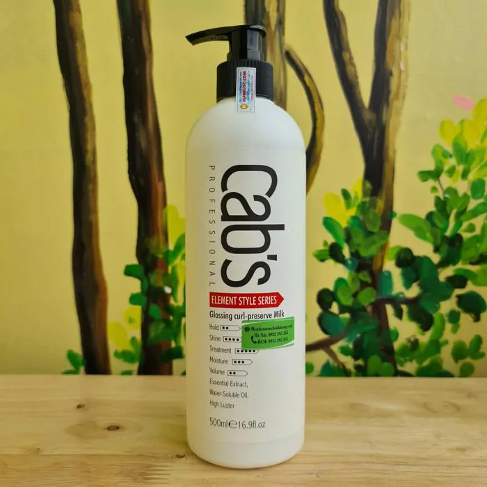 Gel Dưỡng Giữ Nếp Tóc Uốn CAB'S Curl Defining Nourishing Gel 500ml