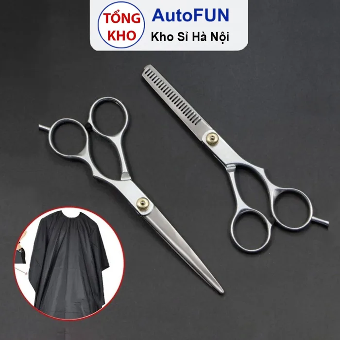 Kéo Cắt Tóc - Kéo Tỉa Tóc Răng Cưa - Áo Chùm Tạo Mẫu Tóc Nam Nữ Gia Đình -  Kéo Thép Siêu Bền Hớt Tóc Cho Bé | Shopee Việt Nam